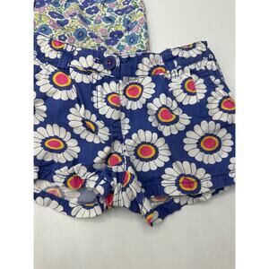 Short Cargo Mini Boden Garçon 8 Ans – Floral Polynésien, Coton, Très Bon état